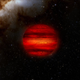 Artist’s impression of a brown dwarf.